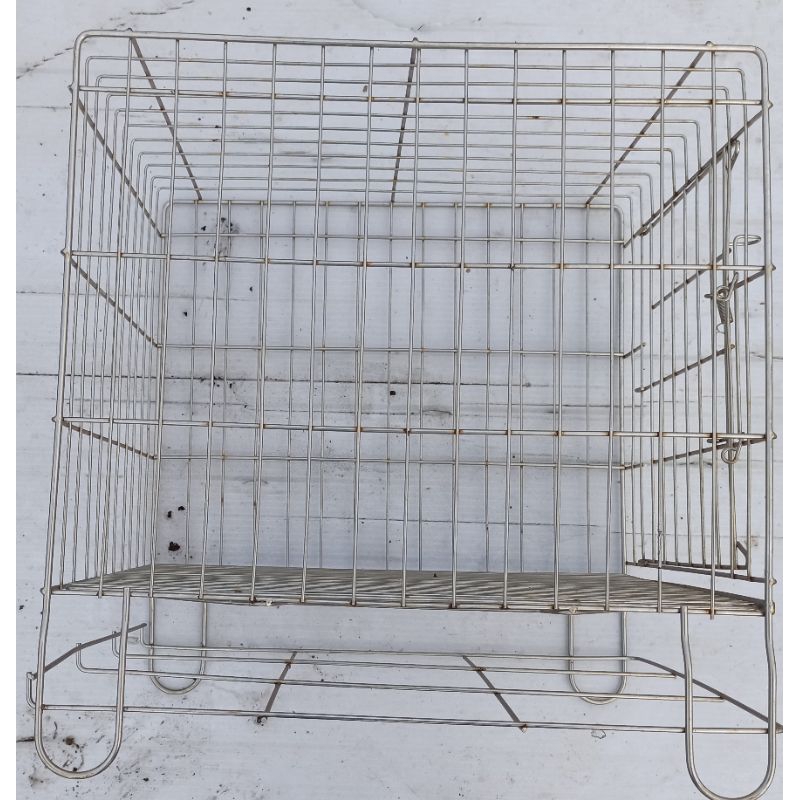 台南自取 二手功能正常 白鐵寵物籠 48×35×51公分
