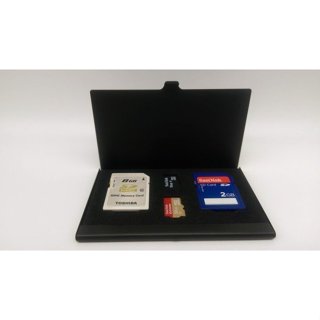 SONY 纖薄型 記憶卡 儲存盒 收納盒 記憶卡收納 【可放二張 SD卡 與 二張 MicroSD卡】