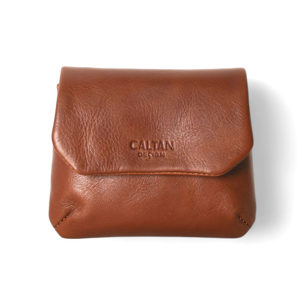 【CALTAN DESIGN】真皮/零錢包 | 扣式小枕頭零錢包 075222_兩色