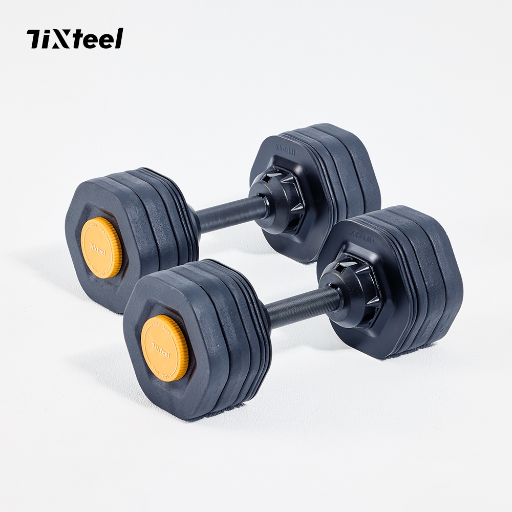 台灣製造【Tixteel】XT-GRIP快鎖組合式啞鈴 33公斤（2入）可調式啞鈴