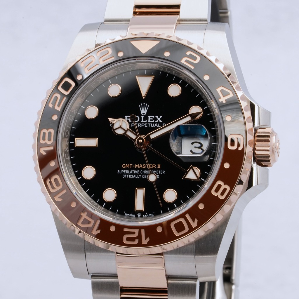 價格63.8萬 ROLEX 勞力士 GMT-Master II 格林威治型 126711CHNR 半金沙士 18K玫瑰金