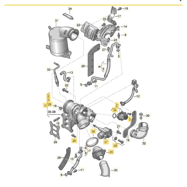 奧迪 A1 2016年 06K145702T 原廠渦輪 副廠渦輪 渦輪翻新整理 需報價