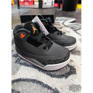 BLS • 小童鞋 Nike Jordan 3 Retro 童鞋 深灰 黑 橘 小童 3代 AJ3 DM0968-080
