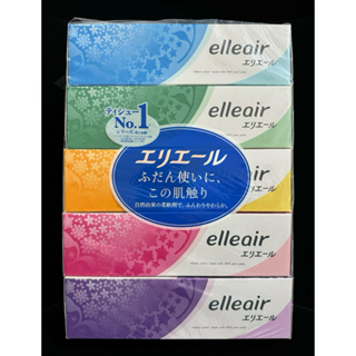 日本大王 elleair 柔膚抽取式面紙（一串五盒*180抽）