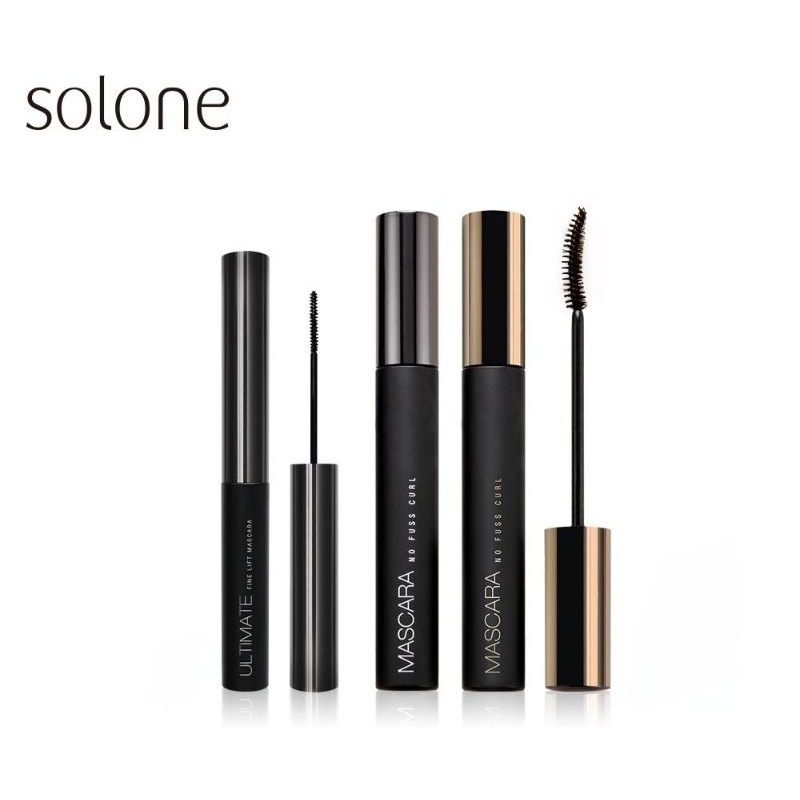 ⭐蝦皮發票⭐ Solone 睫毛膏（細睫出眾纖長睫毛膏、天生激纖長睫毛膏）抗汗 防水 抗暈 纖長捲翹 睫毛膏