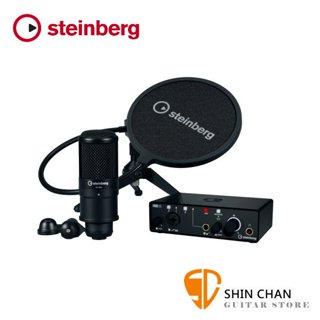 Steinberg IXO 12 Podcast Starter Pack 錄音套裝組 內附ST-M01 電容式麥克風