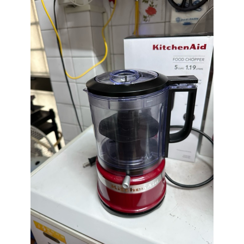 二手KitchenAid 5 Cup 迷你食物調理機(紅） 攪拌機 少用出清