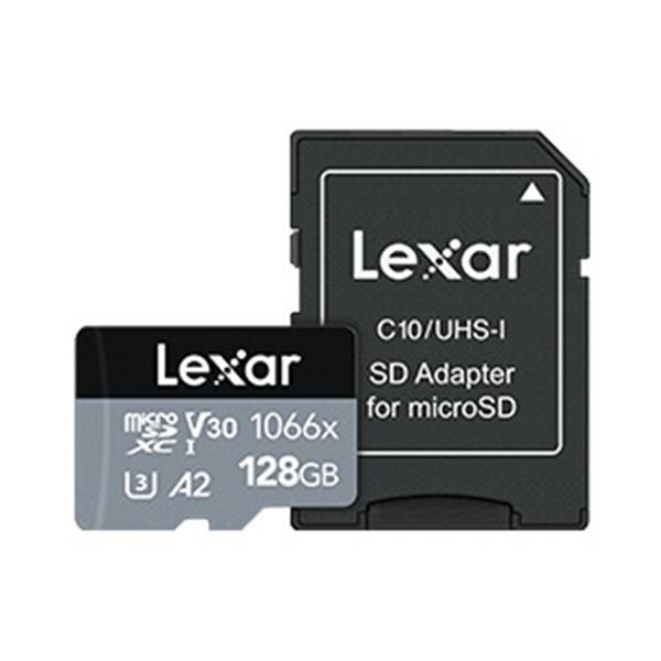 Lexar雷克沙 1066x MicroSDXC U3 A2 V30 128G記憶卡 LMS1066128G-BNANG