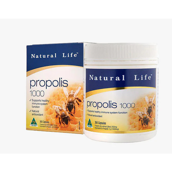 (🐨澳貨紐物)澳洲 Natural Life－propolis 蜂膠 1000mg＊365　澳洲代購