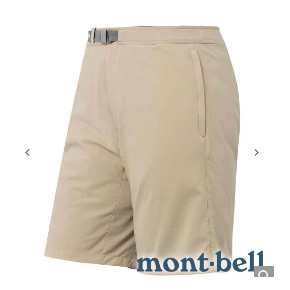 【mont-bell】COOL男防風彈性短褲『卡其』1105736 戶外 露營 登山 健行 休閒 時尚 防風 彈性 透氣
