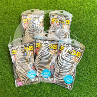 ♥ 姐姐釣具 ♥ 台灣現貨 Harimitsu ST-58不銹鋼 JIGGING HOOK 鐵板鉤 鐵板鈎 白鐵鉤