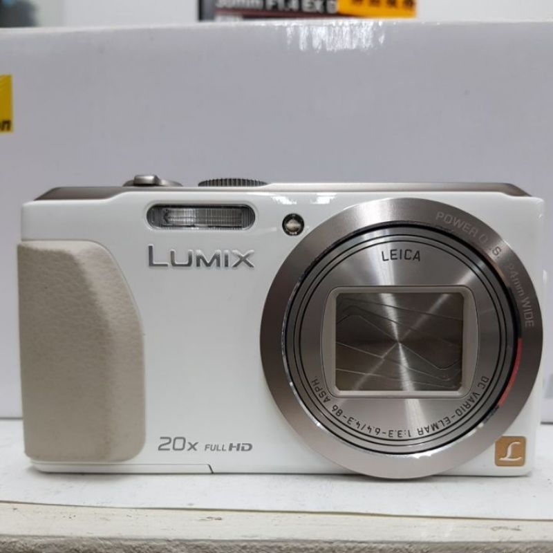 出清免運庫存品相機Panasonic國際牌lumix ZS30 白色類單眼相機 外觀佳外盒差 沒有原電有專用電池功能正常