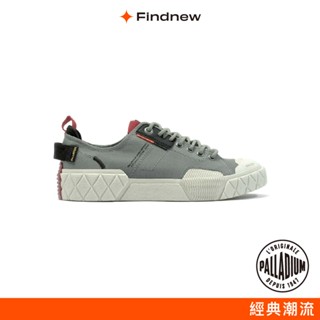 PALLADIUM ACE CITY SHELL LO 菱紋底鬆餅鞋 灰綠 男女共款79132-355【Findnew】