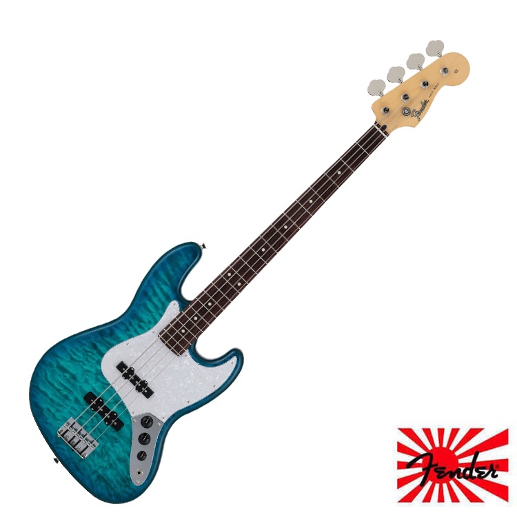 限定款 Fender Japan Hybrid II Jazz Bass QM AQM 電貝斯【又昇樂器.音響】