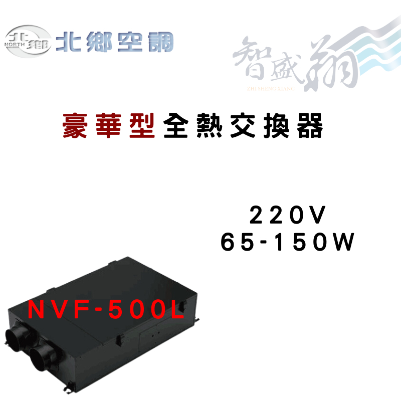 NORTH北鄉 全熱交換器 豪華型 NVF-500L 智盛翔冷氣家電