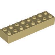 6037398 LEGO 樂高 93888 3007 砂色 2x8 顆粒磚 基本磚 BRICK 2X8