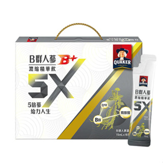 【桂格】5X B 群人蔘濃縮精華飲 15 ML*16包/盒 早安健康嚴選