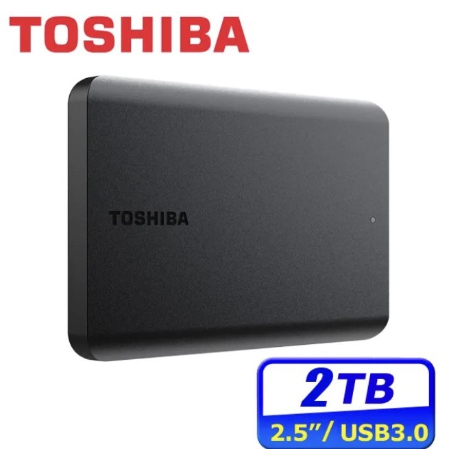 Toshiba 2TB 2.5吋行動硬碟新品