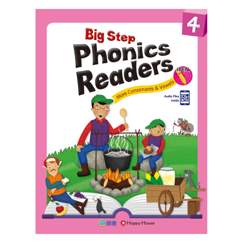 Big Step Phonics Readers 4 (附全書音檔 QR CODE)