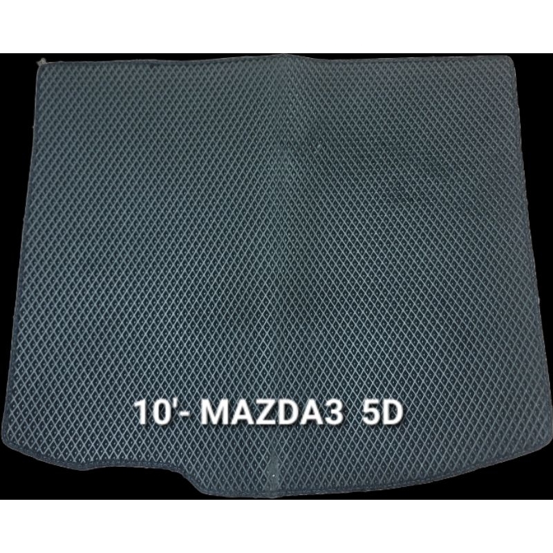 出清區 MAZDA 10'- MAZDA3 5D 蜂巢後箱墊 台灣製 汽車百貨 專車專用後箱墊