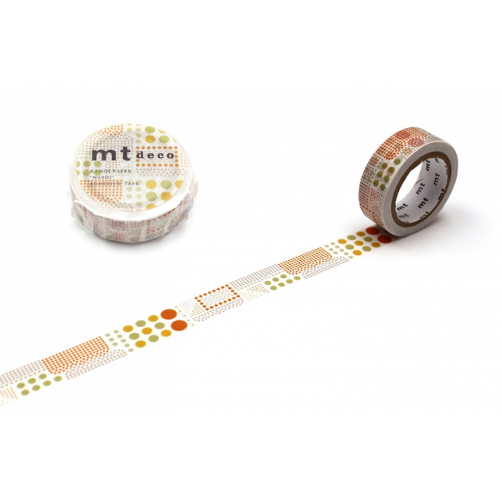 [現貨]mt和紙膠帶 deco系列 -聚集的圓點 MT01D526 (15mm×7m)  MT紙膠帶