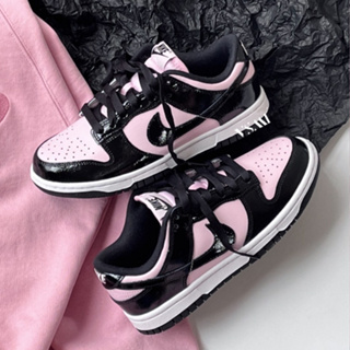 VSMI Nike Dunk Low ESS Pink Black 漆皮 黑粉 女款 休閒 DJ9955-600