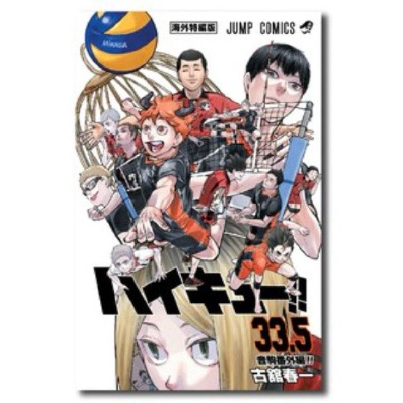 排球少年 電影版 垃圾場的對決 日本 特典 漫畫 33.5 烏野 音駒 電影 33.5卷