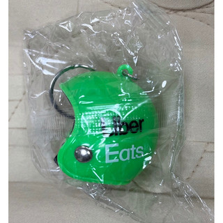  特價品 迷你 Uber Eat 外送員 安全帽 鑰匙圈 飾品 鎖匙圈 送禮 玩偶 吊飾 趣味 懷舊 創意 綠色