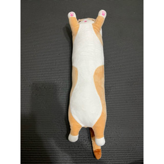 可愛長條貓靠枕 長條靠枕/布娃娃/抱枕/玩偶 約50cm