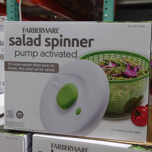 COSTCO代購 好市多 Farberware 沙拉蔬果脫水器 脫水器 沙拉 蔬果 脫水 Salad Spinner