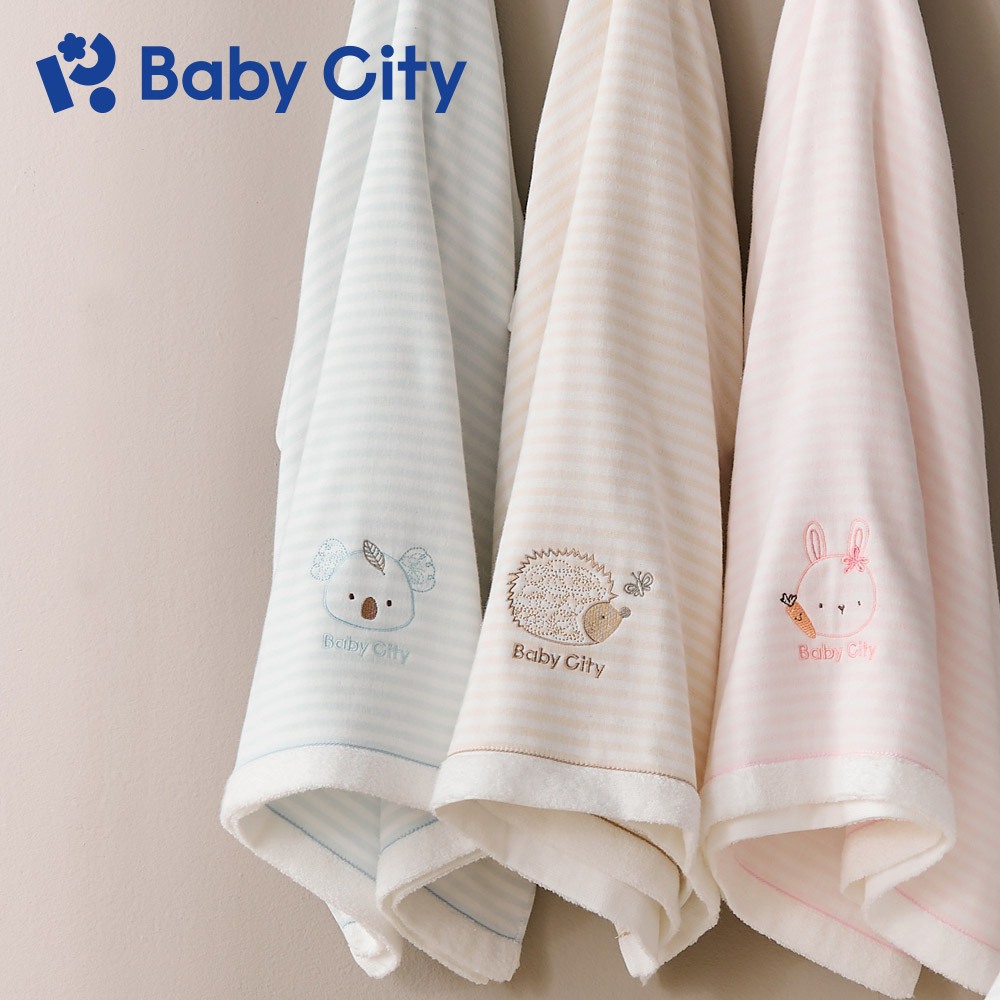 【Baby City 娃娃城】無捻紗浴巾 (無尾熊/兔兔/刺蝟)