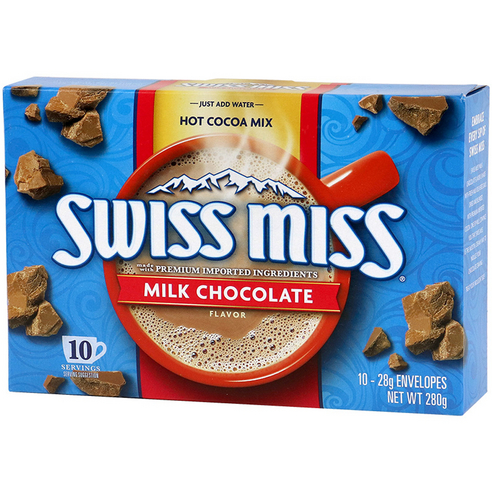 全新現貨🍫 Swiss Miss 可可粉 牛奶巧克力 28g 10包入/盒 效期2025/06 牛奶可可