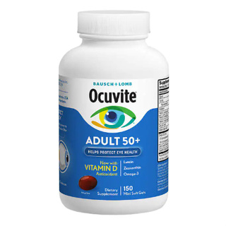 【現貨(2025/07)在臺即出】美國 Ocuvite 50+(葉黃素，Omega 3，金盞花)視力保健150顆