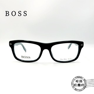 【明美鐘錶眼鏡】HUGO BOSS/0519 807/黑膠框眼鏡/鏡框/特價優惠