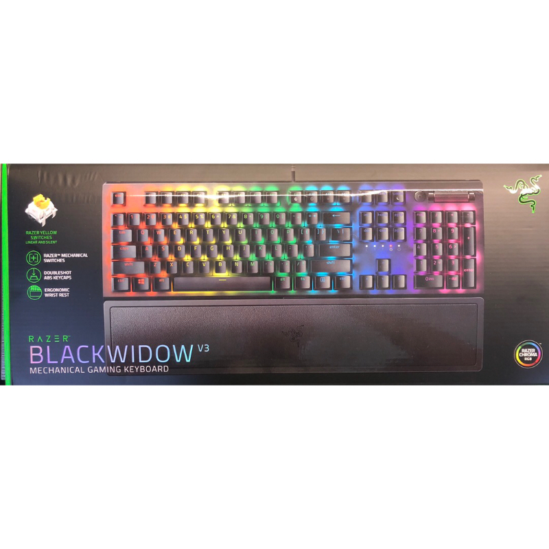 雷蛇 黑色 黃軸 電競RGB鍵盤 請詳細看下面商品描述說明