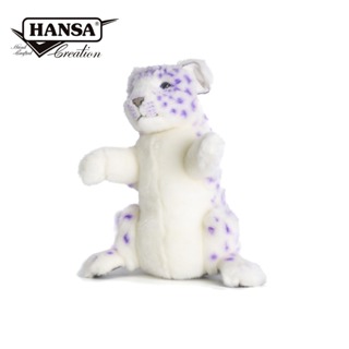 Hansa 7849-雪豹手偶33公分長(紫紋)