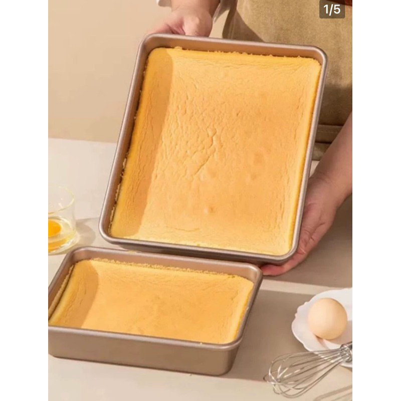 (快速出貨）11吋28*28*3.5cm 金色正方形烤盤(含油布) 不沾蛋糕卷 毛巾捲  烤盤 生乳卷 方形麵包模 曲奇