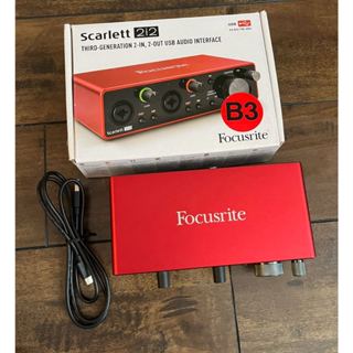 九成新 Focusrite Scarlett 2i2 Gen3 三代 錄音介面