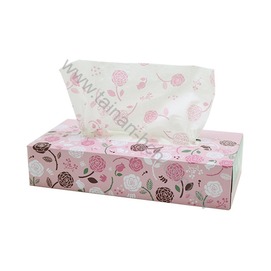 玫瑰圖案衛生紙(單盒/一箱60盒入)