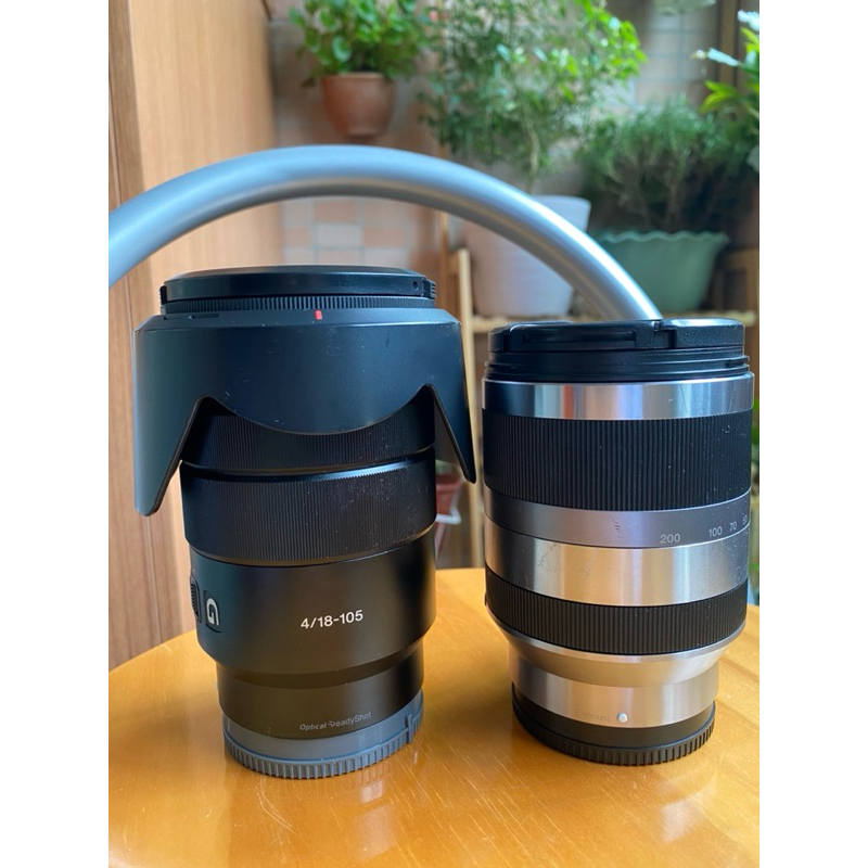 1.SONY E 18-200mm F3.5-6.3 2.SONY E PZ 18-105 mm F4 G