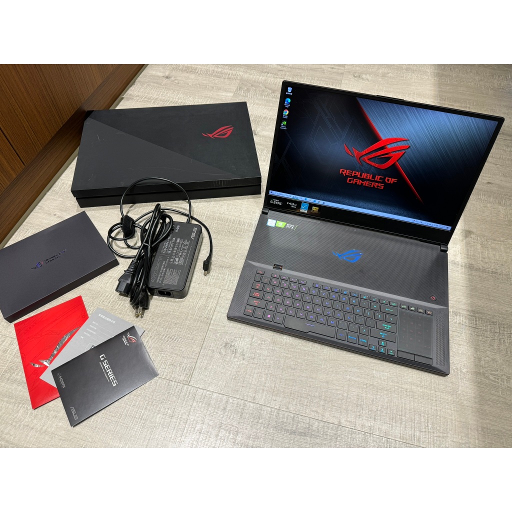 ASUS 電競筆電 ROG GX701GWR i7-9750H 16G 1T RTX2070 二手筆電 遊戲筆電