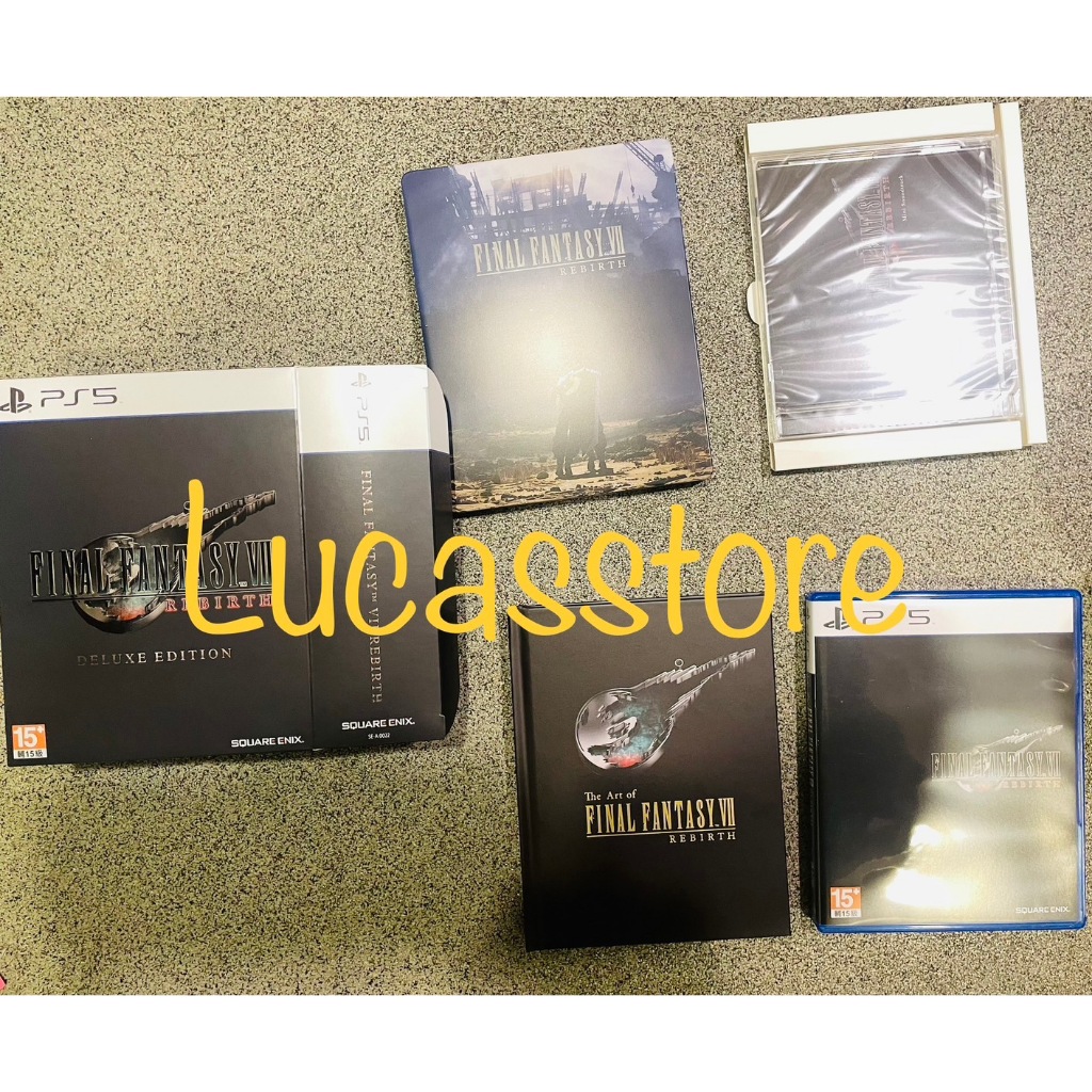 【二手】lucas store PS5 FINAL FANTASY VII 重生 太空戰士7 重製版（中文版） 豪華版