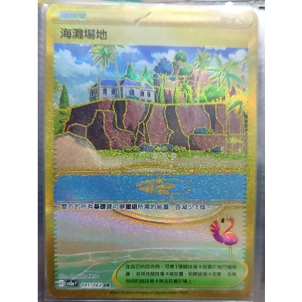 PTCG 中文 人人都要有 UR 場地 海灘場地 深缽鎮 熔岩的瀑布深潭 大嘴沼澤 神奧神殿 現貨特價