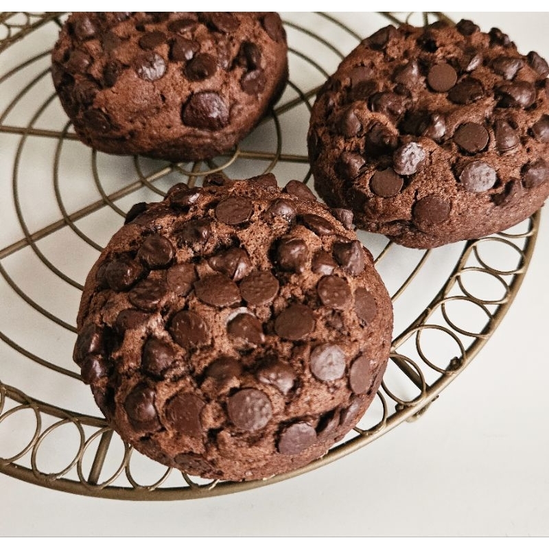 [Hi]軟餅乾|巧克力三重奏|比利時70%巧克力  Fudge Cookies 手工餅乾 禮盒 茶點 宴會點心