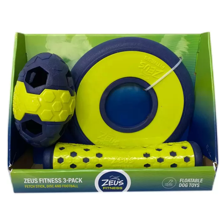 COSTCO代購 好市多 Zeus Fitness 寵物漂浮玩具 3入 狗玩具 寵物玩具 漂浮玩具 樹枝 飛盤 足球