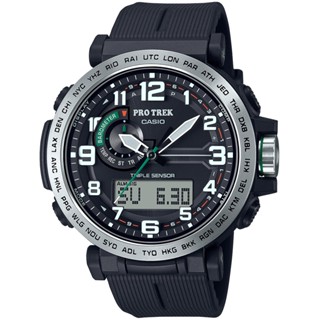 【CASIO】卡西歐 PRO TREK 太陽能登山計時錶 PRG-601-1 台灣卡西歐保固一年