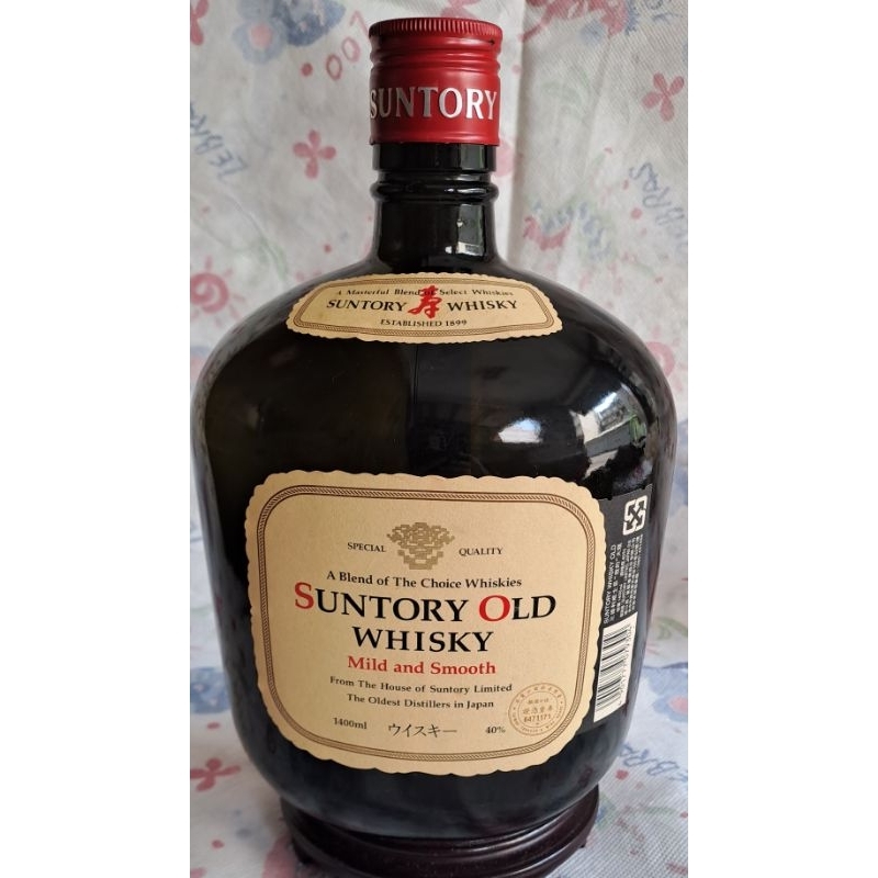 Suntory Old Whisky三得利老威士忌 1400ml空酒瓶(日本製)