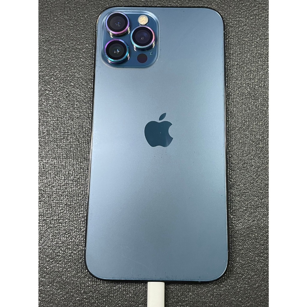 【有隻手機】Apple iPhone 12 Pro Max 太平洋藍 256G-無盒裝、無配件，單手機