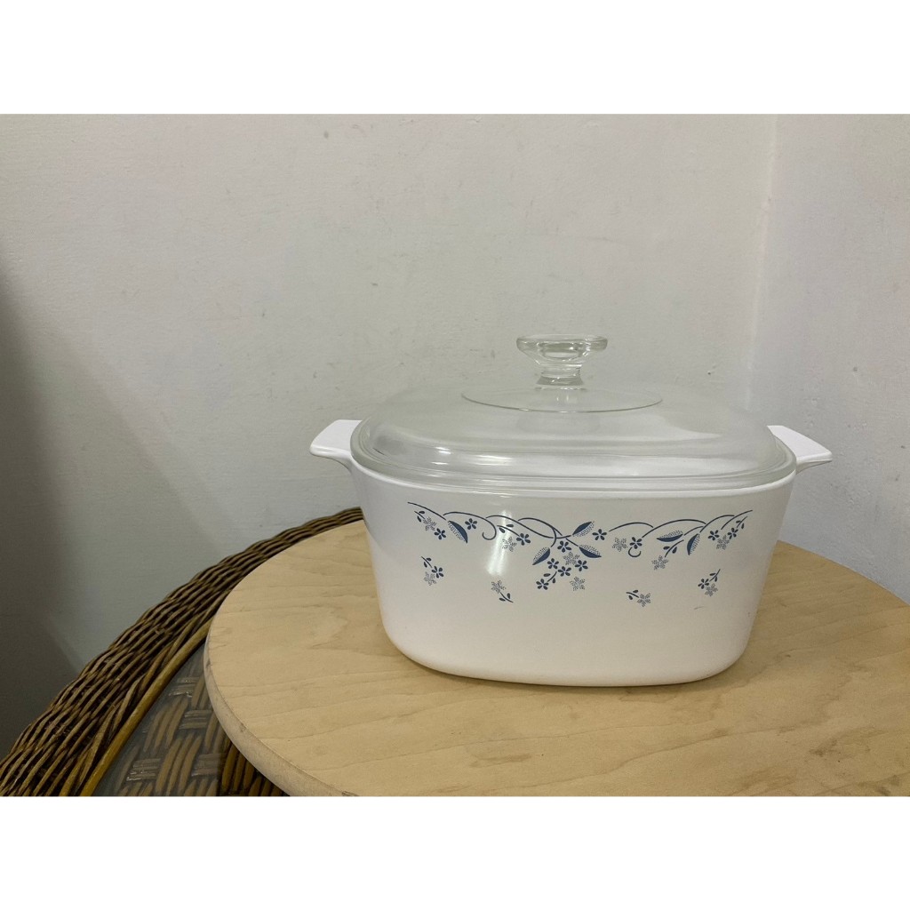 ** 白河戀蓮 ** CORNINGWARE 康寧鍋 / 湯鍋 / 陶瓷鍋 3公升 ----庫 R-02