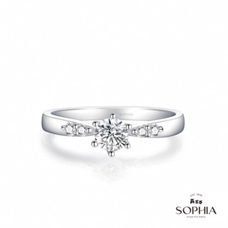 【SOPHIA 蘇菲亞珠寶】珍惜30分 F/VS2 18K金 鑽石戒指